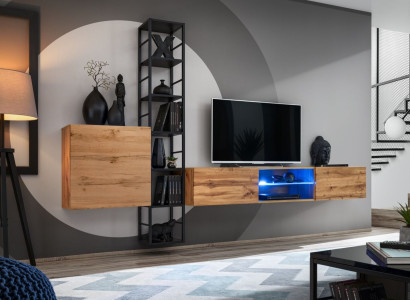 Wall shelves Wall unit wall cabinet Shelf Design TV lowboard sideboard luxury new